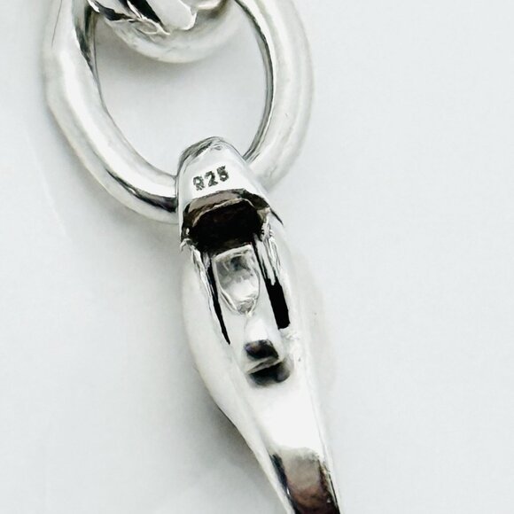 8.75" Please Return to Tiffany New York Extra Large Heart Tag Charm Bracelet - Picture 7 of 9